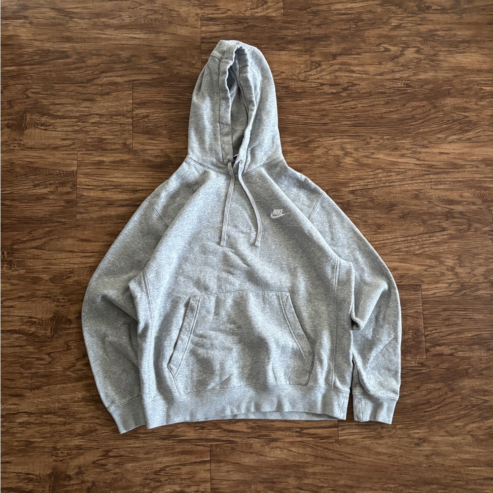 Gray Nike Medium Men's Hoodie Sweater